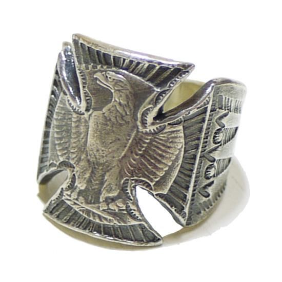 soldout! ◇ EAGLE IRONCROSS RING ◇ B.W.G[ブルコ ワーク