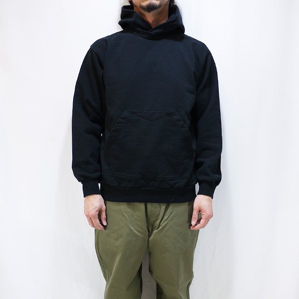 soldout! ◇19秋冬 / R193407 [空紡ネックフード]◇ REMILLA[レミーラ] ネックフード プルオーバーパーカ/Black -  HOOD