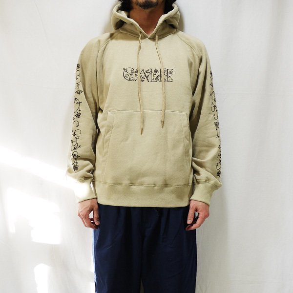 soldout! ◇20春夏 / CL-20SS005◇ CALEE[キャリー] プラントロゴ プルオーバーパーカ/Beige - HOOD