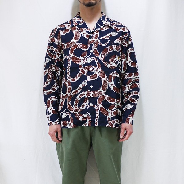 soldout! ◇20春夏 / CL-20SS029 [Snake pattern L/S shirt]◇ CALEE