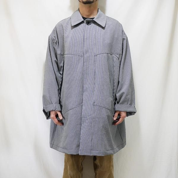 soldout! / 2021春夏 SS21-JK02 : GINGHAM BIG COAT soldout! / 2021春夏 SS21-JK02 : GINGHAM BIG COAT