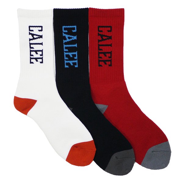 Fsize / 2021春夏 CL-21SS015 : Multi logo socks ◇ CALEE キャリー 