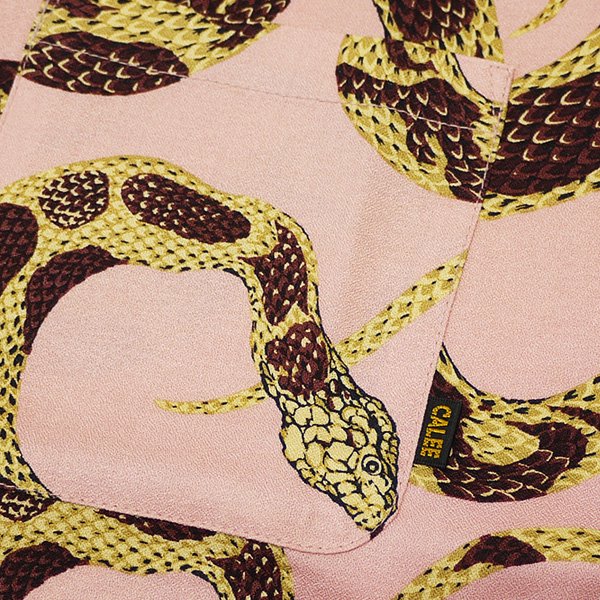 soldout! / 2021春夏 CL-21SS051 Allover snake pattern S/S shirt