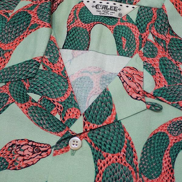 soldout! / 2021春夏 CL-21SS051 Allover snake pattern S/S shirt 