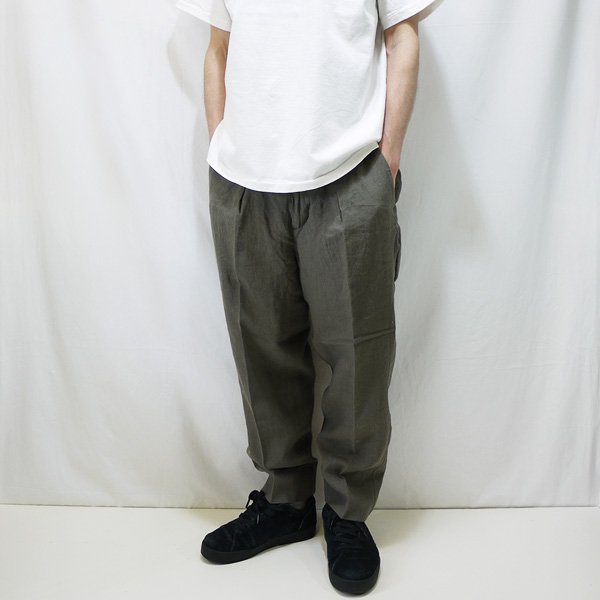 soldout! _ 2021春夏 CL-21SS064 Linen cropped slacks ◇ CALEE
