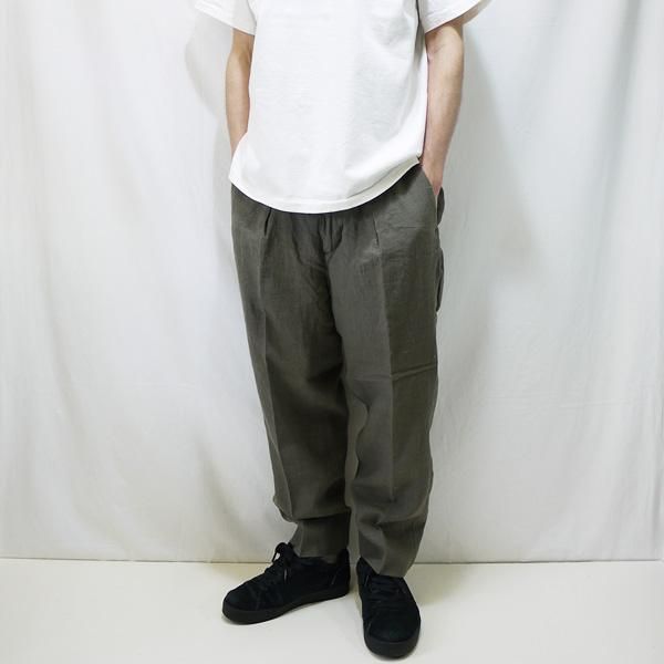 soldout! _ 2021春夏 CL-21SS064 Linen cropped slacks ◇ CALEE