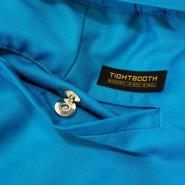 タイトブース パンツ ターコイズブルー ネイビー レーヨン M