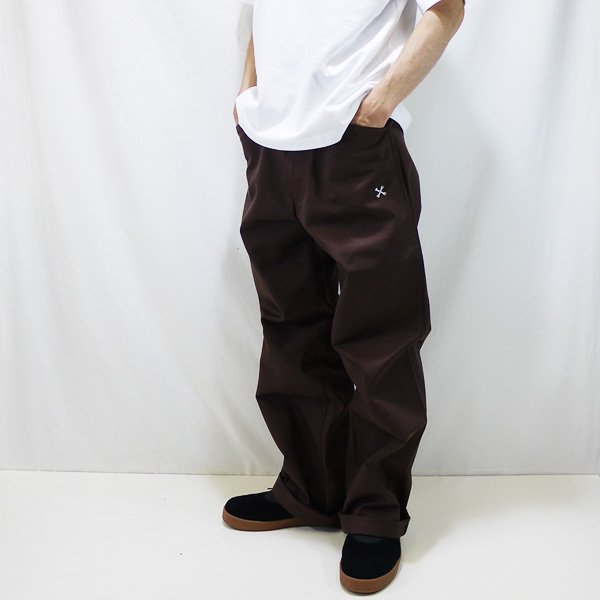 soldout! _ 2021秋冬 OL-002 FAT WORK PANTS ◇ BLUCO ブルコ : T/Cファットワークパンツ Brown -  HOOD