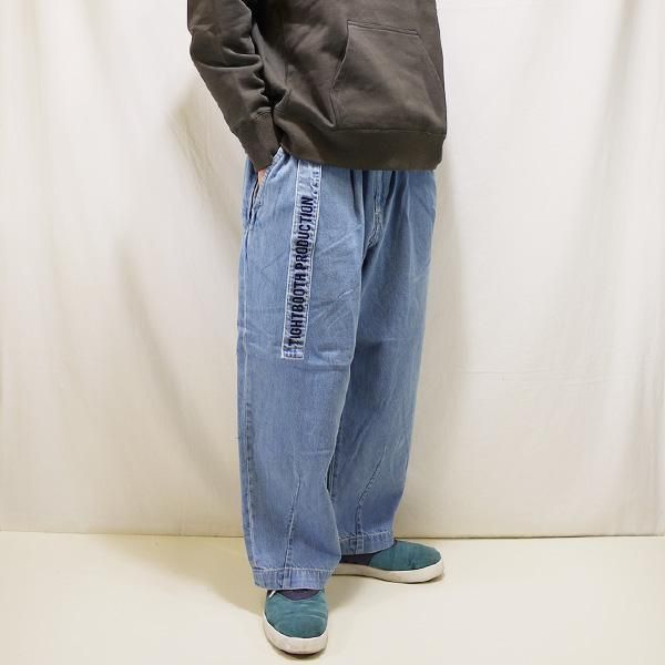 Tightbooth DENIM BAGGY SLACKS80110433565255