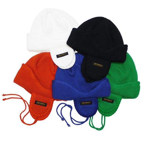 Tightbooth FLIGHT BEANIE  EAR FLAP KNITニット帽/ビーニー