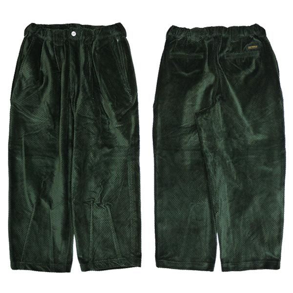 soldout! _ 2021秋冬 FW21-B07 BIAS CORD BAGGY SLACKS