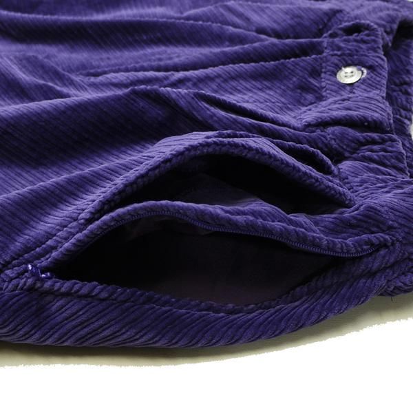 soldout!_2021秋冬 FW21-B07 BIAS CORD BAGGY SLACKS