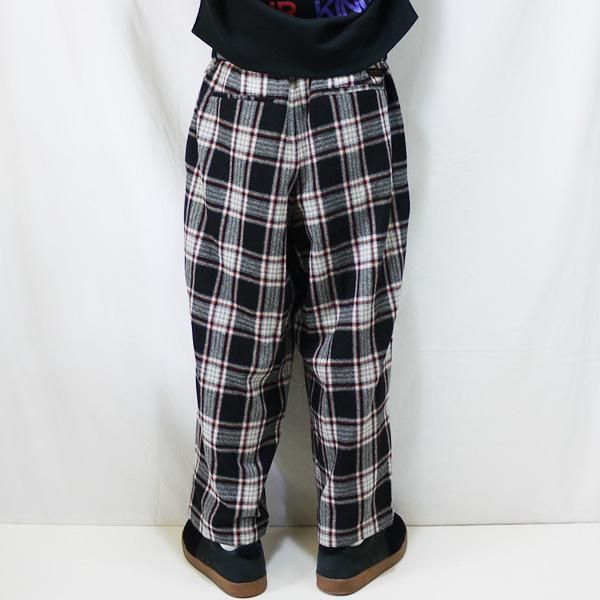 soldout! / 2021秋冬 FW21-B02 PLAID FLANNEL BAGGY SLACKS soldout! / 2021秋冬 FW21-B02 PLAID FLANNEL BAGGY SLACKS