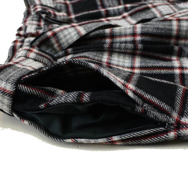 soldout! / 2021秋冬 FW21-B02 PLAID FLANNEL BAGGY SLACKS soldout! / 2021秋冬 FW21-B02 PLAID FLANNEL BAGGY SLACKS