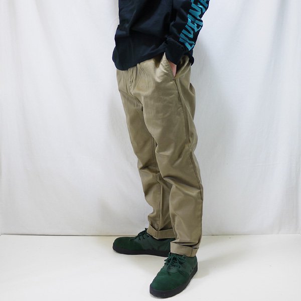 Lsize _ 2021秋冬 CL-21AW042 West point army chino pants ◆ CALEE キャリー :  ウエストポイント テーパードチノパンツ/Beige - HOOD