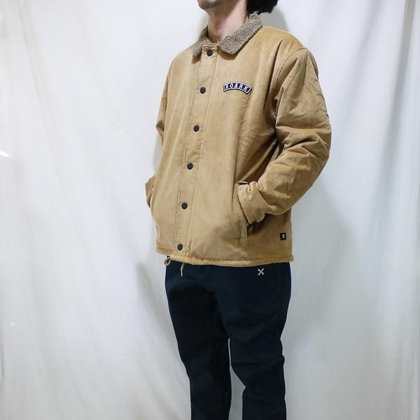 soldout! _ 2021秋冬 RJJ772 CORDUROY COACHES JACKET ◇ ROARK REVIVAL ロアーク :  コーデュロイ コーチボアジャケット/Beige - HOOD