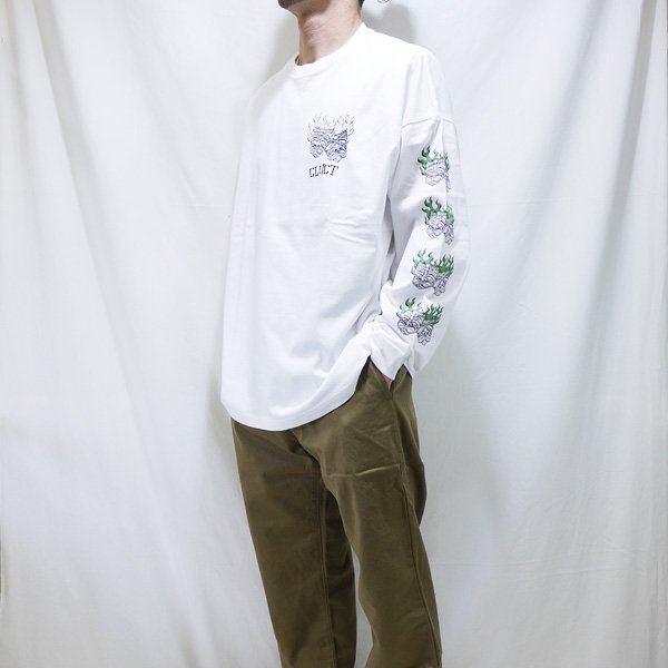 soldout! _ 2022春夏 #04421 TWO FACE L/S TEE ◇ CLUCT クラクト ...