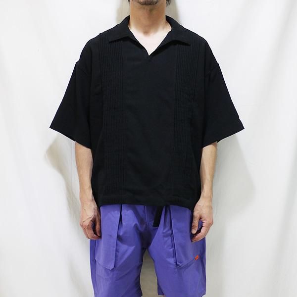 TIGHTBOOTH PRODUCTION キューバポロシャツ BLACK TIGHTBOOTH PRODUCTION キューバポロシャツ BLACK