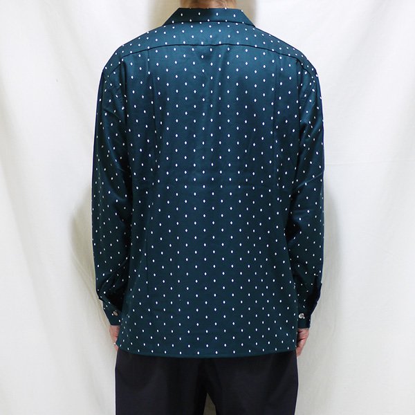 soldout! _ 2022秋冬 CL-22AW004 Rhombus dot pattern shirt ◇ CALEE 
