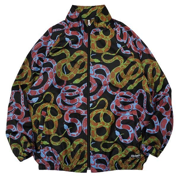 Lsize   秋冬 CLAW Allover snake pattern track jacket