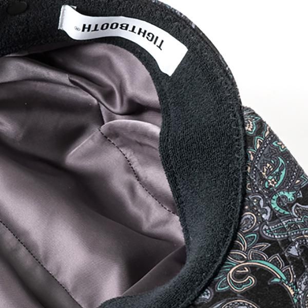 soldout! _ TBPR 2022秋冬 FW22-H02 PAISLEY VELOUR CAMP CAP