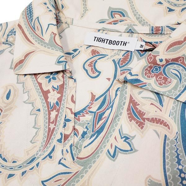 soldout! _ TBPR FW22-S02 PAISLEY L/S OPEN SHIRT