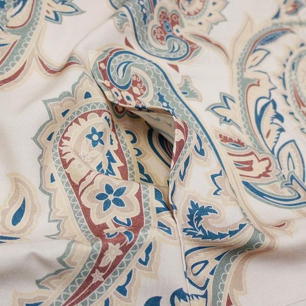 soldout! _ TBPR 2022秋冬 FW22-S02 PAISLEY L/S OPEN SHIRT