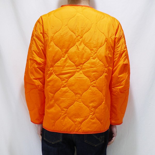 再入荷！M,Lsize _ OL-071-021 LINER JACKET ◆ BLUCO ブルコ : ファイバーダウン キルトライナージャケット  Orange - HOOD