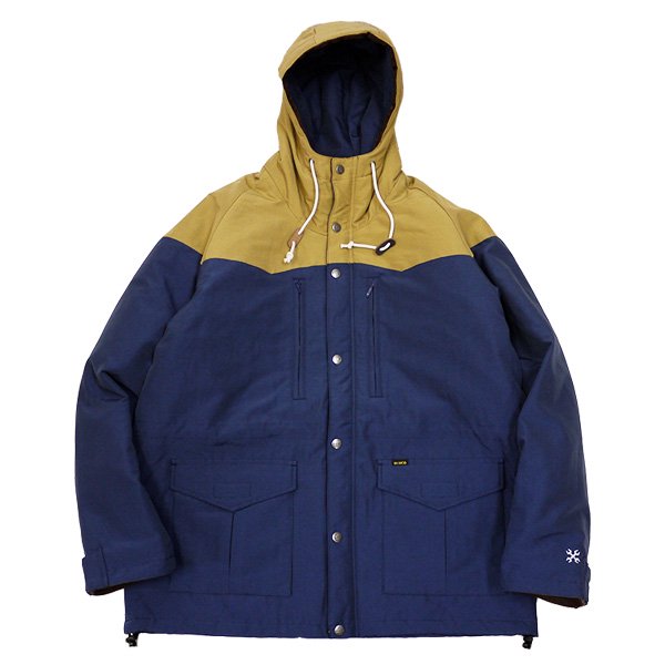 SALE/ SNEAUX ナイロンプルオーバー ジャケット 防寒  防風  アウトドア  ストリート ブルー (メンズ XL)   N7090