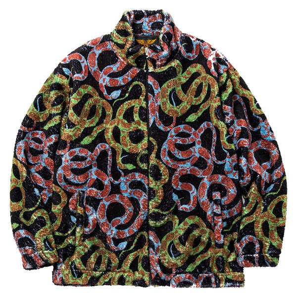 soldout! _ 2022秋冬 CL-22AW074 Allover snake pattern fleece jacket