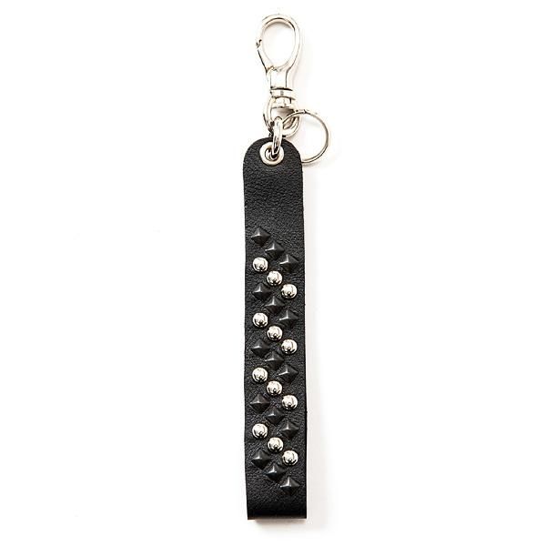 soldout! _ CL-22AW002SP Round & Pyramid studs leather key ring