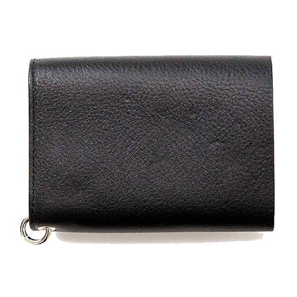 Fsize _ 2022秋冬 CL-22AW006SP studs leather flap half wallet ◆ CALEE : スタッズ  レザー三折りハーフウォレット Black - HOOD