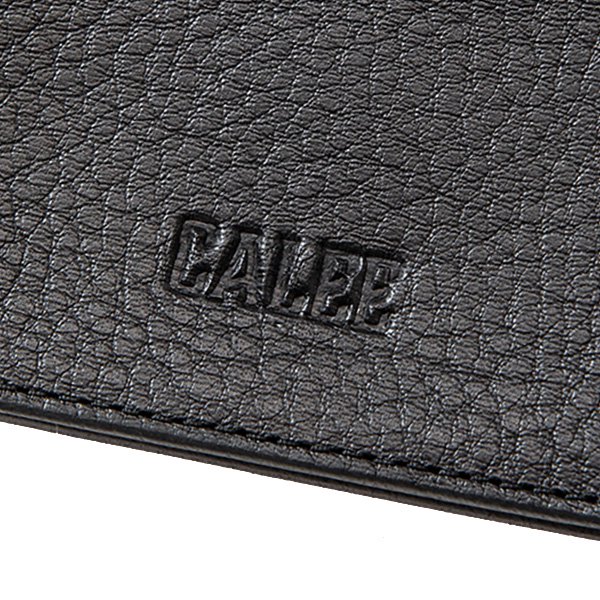 Fsize 2022秋冬 CL-22AW006SP studs leather flap half wallet ◇ CALEE スタッズ  レザー三折りハーフウォレット Black HOOD