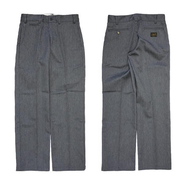 Lsize _ 定番 T/C Twill chino trousers ◆ CALEE キャリー : T/Cツイル チノパンツ Gray - HOOD Lsize _ 定番 T/C Twill chino trousers ◆ CALEE キャリー : T/Cツイル チノパンツ Gray - HOOD