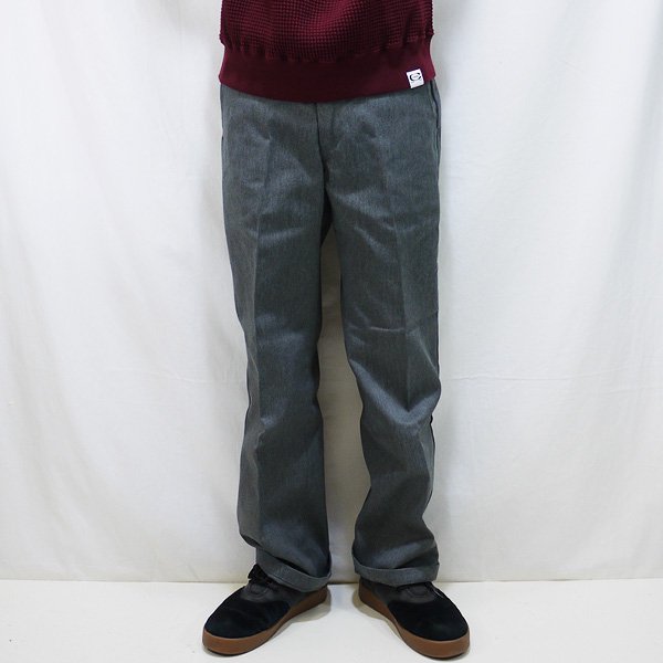 Lsize _ 定番 T/C Twill chino trousers ◆ CALEE キャリー : T/Cツイル チノパンツ Gray - HOOD