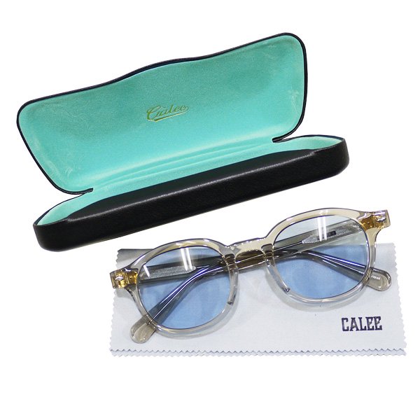 Fsize _ 2023春夏 CL-23SS001G BW Type glasses ◆ CALEE キャリー : B/Wタイプ  グラシーズ,サングラス Clear×Blue - HOOD