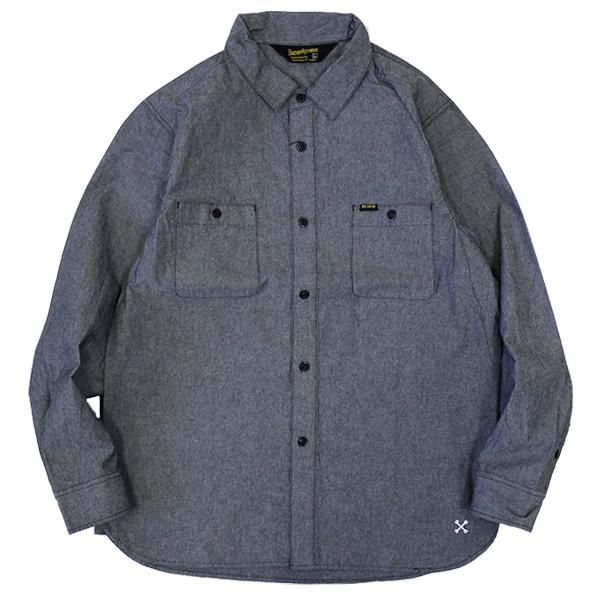 soldout! _ 1121 CHAMBRAY WORK SHIRT LS ◇ BLUCO ブルコ : 長袖