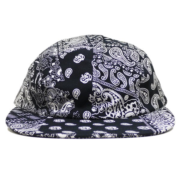 TIGHTBOOTH PAISLEY CAMP CAP BLK キャップ
