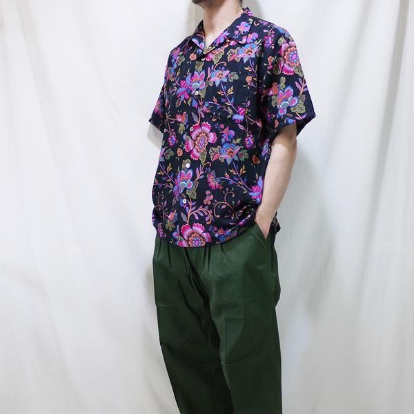 CALEE(キャリー) シャツ R/L FOL Embroidery S/S shirt 23SS098