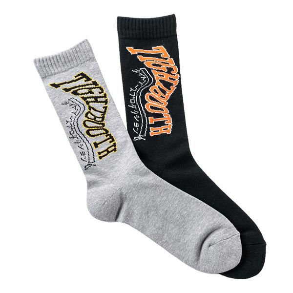 soldout! _ TBPR SS23-A08 ACID LOGO SOCKS ◇ TIGHTBOOTH