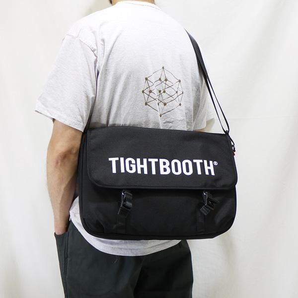 TIGHTBOOTH LOGO SHOULDER BAG Black