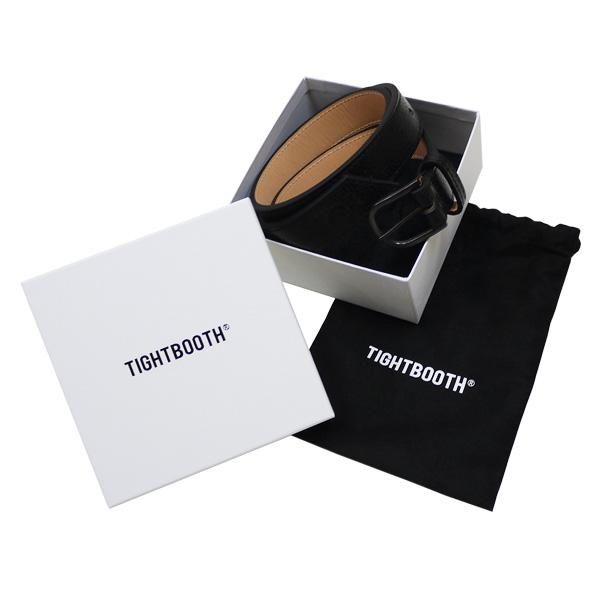 soldout! _ TBPR FW23-A07 LEATHER LOGO BELT ◇ TIGHTBOOTH