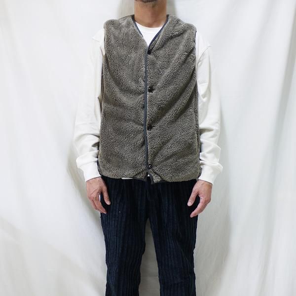 soldout! _ 2023秋冬 CL-23AW029 NYLON RIP FLEECE WAIST COAT soldout! _ 2023秋冬 CL-23AW029 NYLON RIP FLEECE WAIST COAT