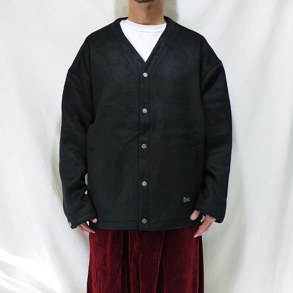 美品FAT BEAVEGAN ブラックカーディガン FAITHSTORE ファッション FAT BEAVEGAN ブラックカーディガン