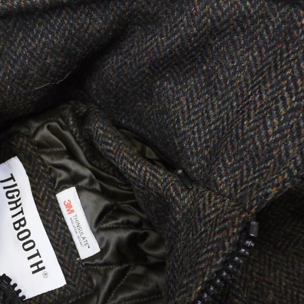 soldout! _ TBPR 2023秋冬 FW23-JK03 TWEED PUFFY JKT soldout! _ TBPR 2023秋冬 FW23-JK03 TWEED PUFFY JKT