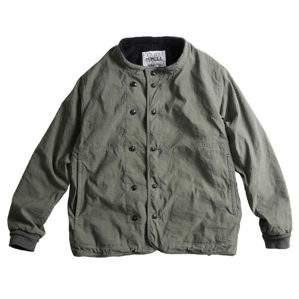 soldout! _ R233404 ハントジャケット ◇ REMILLA レミーラ : ノーカラー ハントジャケット Khaki - HOOD soldout! _ R233404 ハントジャケット ◇ REMILLA レミーラ : ノーカラー ハントジャケット Khaki - HOOD
