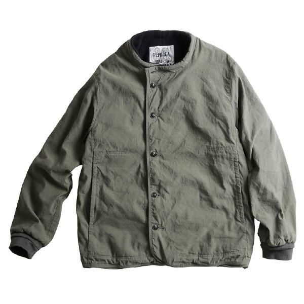 soldout! _ R233404 ハントジャケット REMILLA レミーラ : ノーカラー ハントジャケット Khaki - HOOD soldout! _ R233404 ハントジャケット REMILLA レミーラ : ノーカラー ハントジャケット Khaki - HOOD