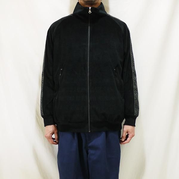 soldout! _ CL-23AW040 VELOUR TRACK JACKET SPIRAL JACQUARD soldout! _ CL-23AW040 VELOUR TRACK JACKET SPIRAL JACQUARD