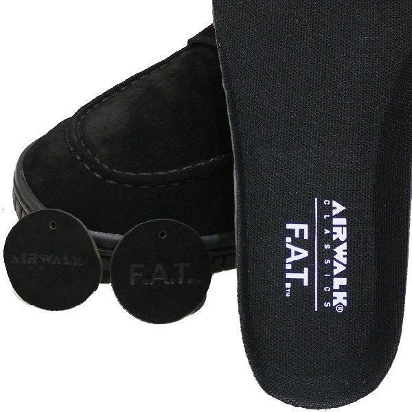 AIRWALK×F.A.Tローファー　deckoverスニーカー黒29ブラック soldout! _ F32410-SN01 DECKOVER ◇ F.A.T. エフエーティー