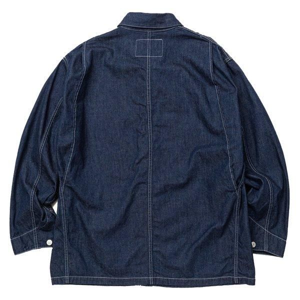 CALEE/キャリー】VINTAGE TYPE DENIM COVERALL OW INDIGO BLUE